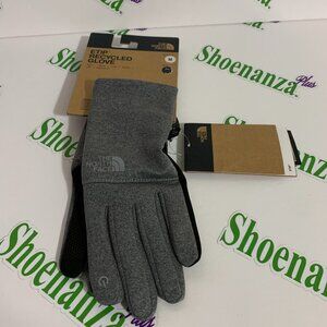 The North Face Gloves Etip Recycled Gripper Dot Gray Mens Womens Medium